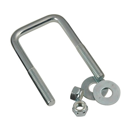 C E Smith 2 1/8" W X 4" L Square Bend U-Bolt Set | For Trailers | by West Marine
